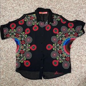 Desigual sheer top